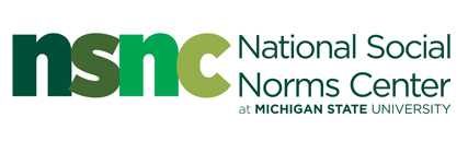 logo for the National Social Norms Center which is housed at Michigan State University